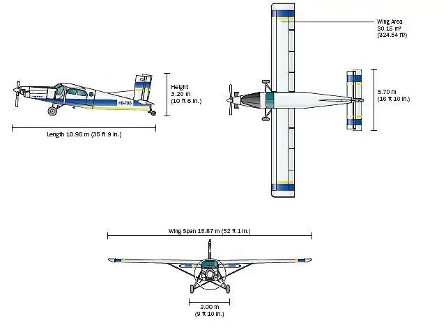 caratteristiche tecniche pilatus pc 6