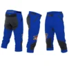 Pantaloni da lancio Chillin Parasport blu, viste anteriore e posteriore Pantaloni da lancio Chillin Parasport blu, viste anteriore e posteriore