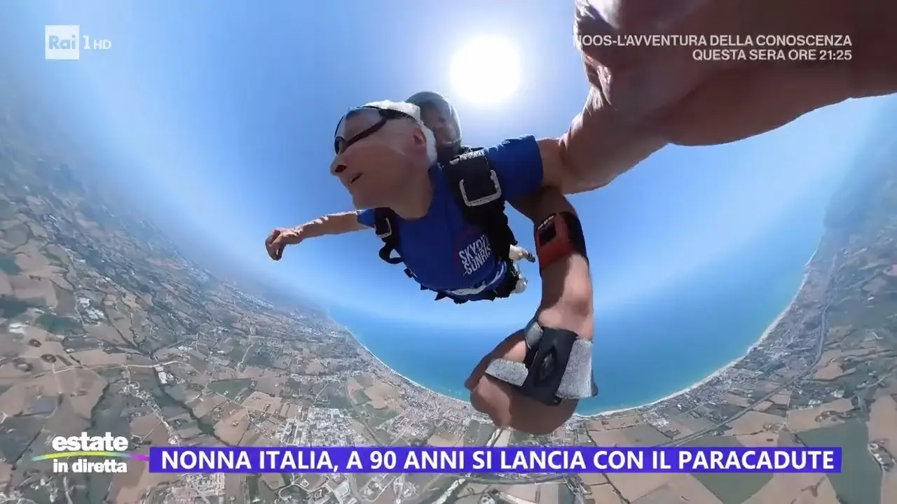 rai play nonna italia paracadute